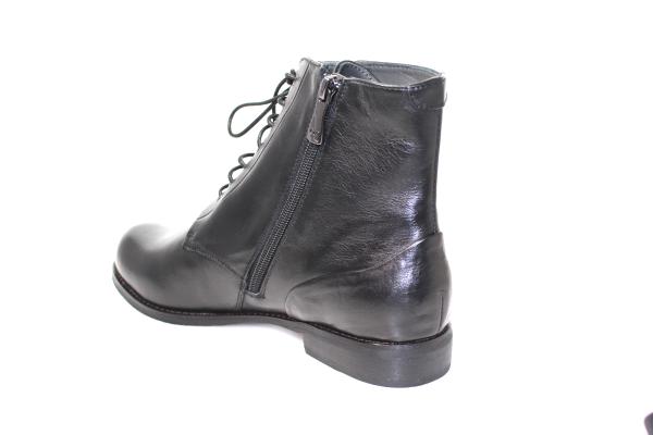 Schnürstiefelette mit Reißverschluss